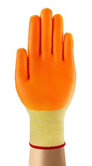 Ansell&reg; Hyflex!" High-Vis and Cut Resistance Gloves